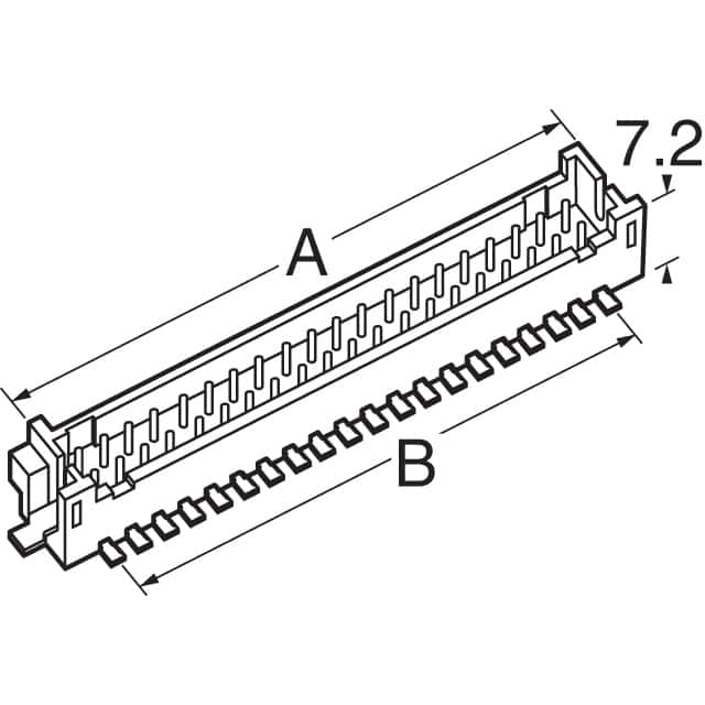 DF11GZ-20DP-2V(20) Hirose Electric Co Ltd  Embases à broches mâles